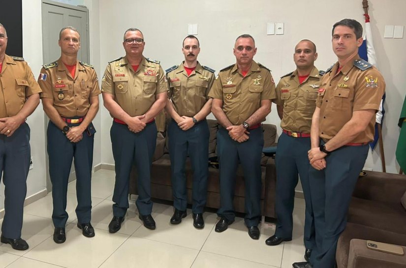 CBMAL recebe comitiva do Corpo de Bombeiros do Tocantins em visita técnica