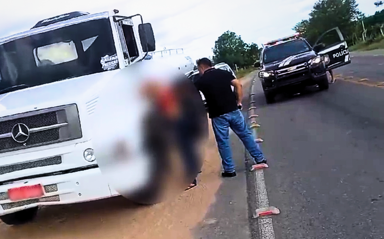 PCAL recupera caminhão roubado em menos de 24 horas após o crime