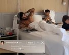 Após cancelar show, Gusttavo Lima aparece tomando medicação na veia durante jogo do Brasil - Foto: Reprodução/Instagram