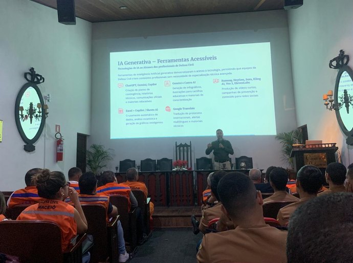 Palmeira dos Índios participa de seminário sobre gestão de riscos e desastres em Maceió