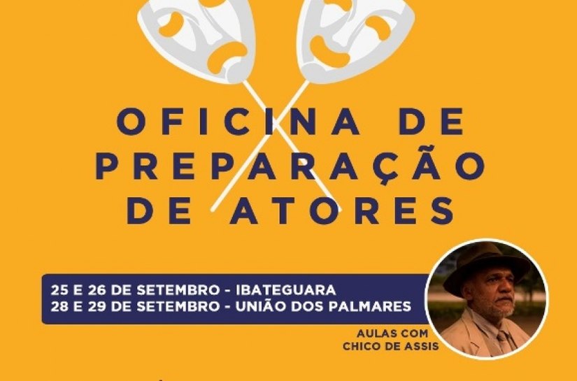 União dos Palmares e Ibateguara recebem Oficina de Preparação de Atores