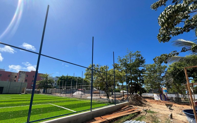 Mirante do Jacintinho recebe obra de revitalização com novos espaços de lazer e esportes