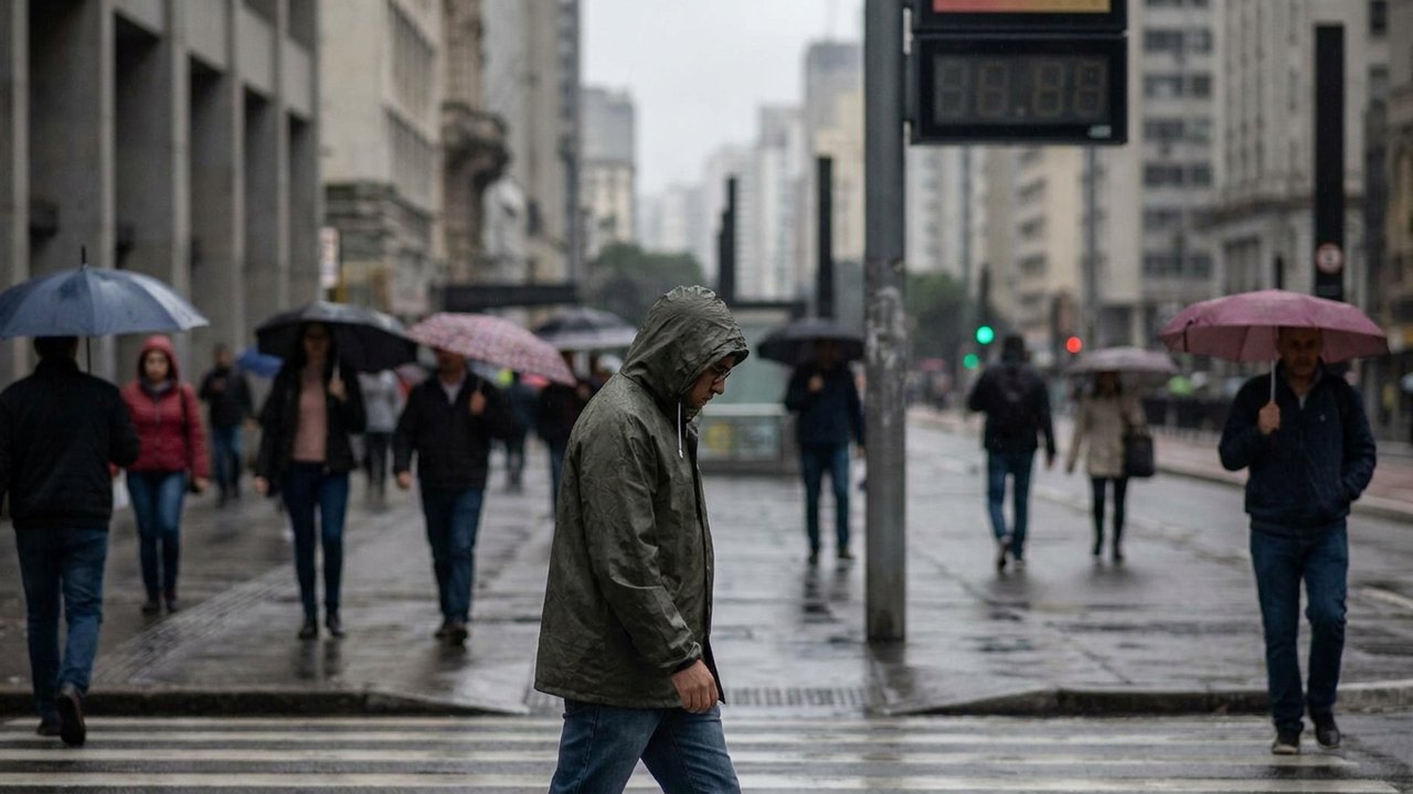 Frente fria muda o tempo em São Paulo, mas calorão já tem data para voltar