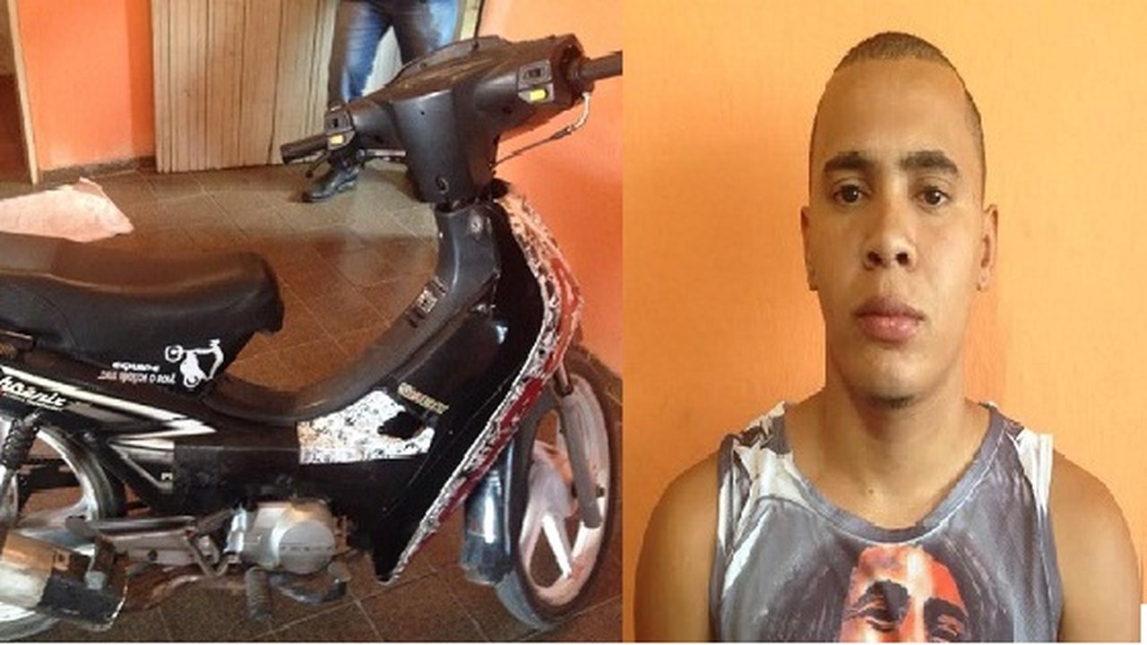 Homem que estava com moto roubada é preso no interior