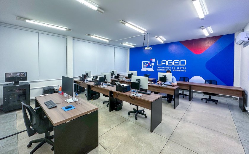 Com investimentos do Governo de Alagoas, Laboratório de Gestão Eletrônica de Documentos da Ufal é inaugurado