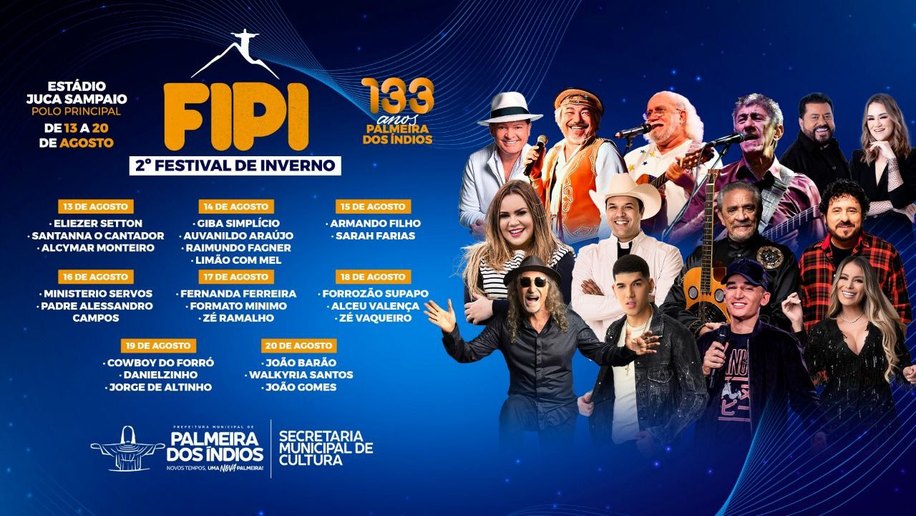 Prefeitura faz últimos ajustes para a segunda edição do Festival de Inverno de Palmeira dos Índios