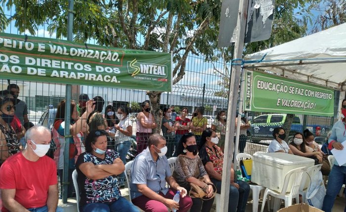Sinteal organizou uma paralisação de três dias