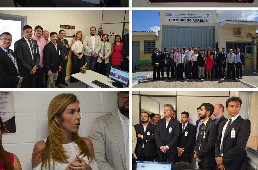 OAB Alagoas inaugura sala do advogado no Presídio do Agreste