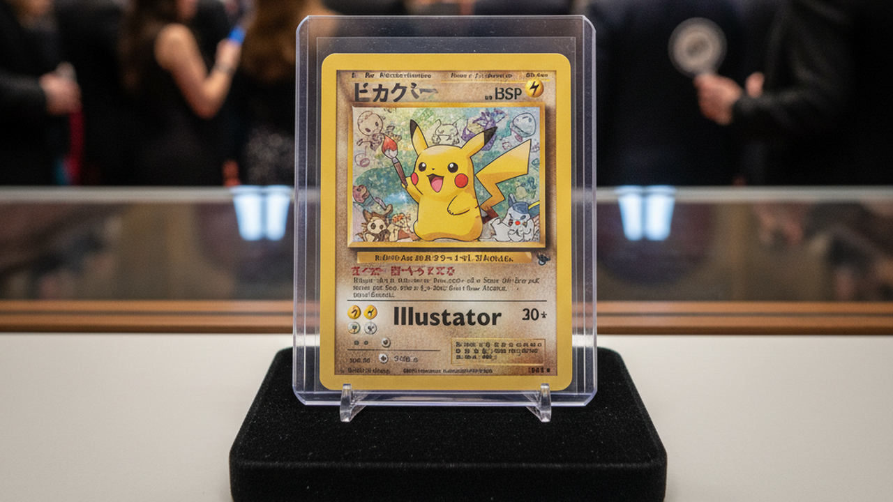 Carta mais rara de Pokémon é vendida por mais de R$ 85 milhões em leilão histórico