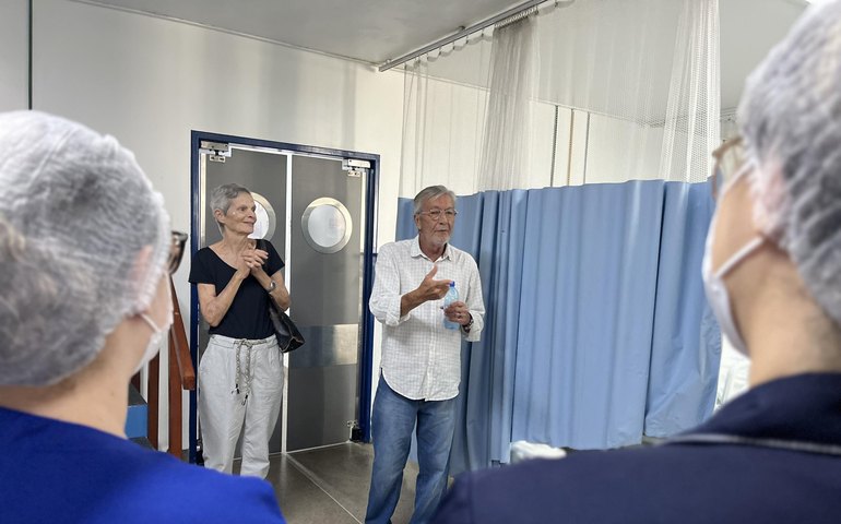 Idoso se recupera de AVC e agradece equipe do HGE pela assistência que recebeu