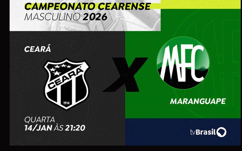 TV Brasil inicia transmissão do Campeonato Cearense nesta quarta