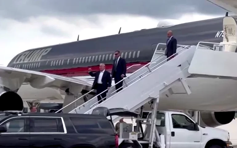 Trump chega ao Wisconsin para convenção do Partido Republicano