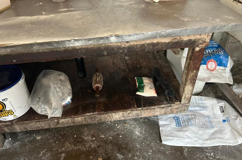 Vigilância Sanitária interdita panificação no Jacintinho que funcionava com ferrugem nos maquinários