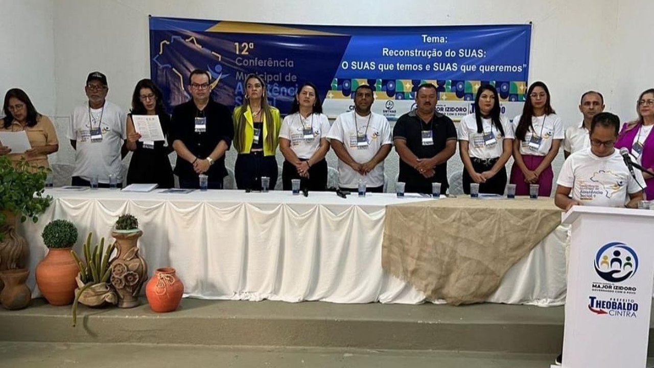 Prefeitura de Major Izidoro realiza 12ª Conferência Municipal de Assistência Social