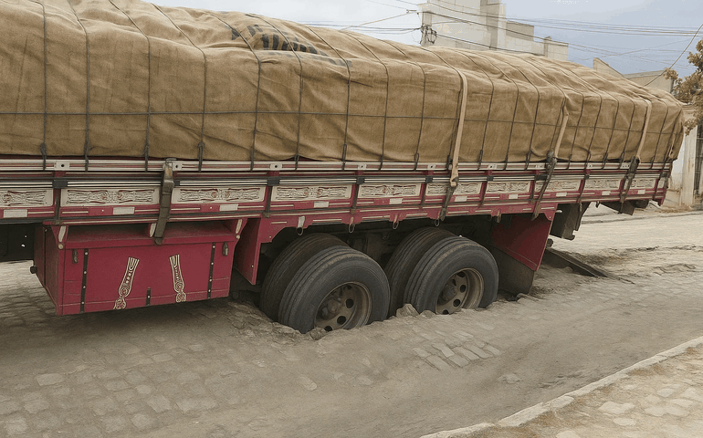 Prefeitura de Penedo notifica pela 2ª vez empresa por falhas em obra na rua Campos Teixeira