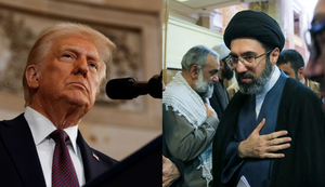 Donald Trump (presidente dos EUA) e Mojtaba Khamenei (Líder supremo do Irã)