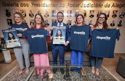 TJAL apoia campanha de combate ao assédio do governo de Alagoas
