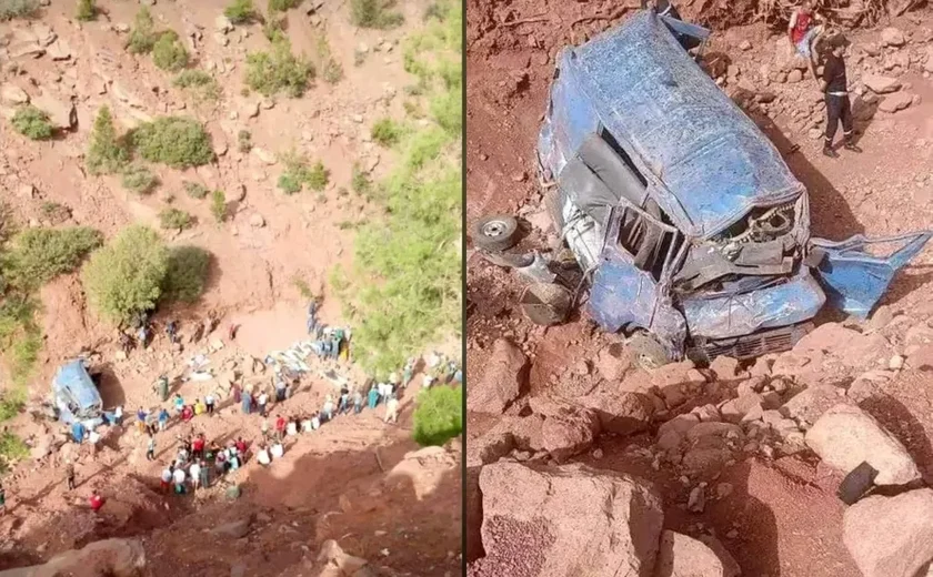 Ônibus cai de penhasco e deixa todos os 24 passageiros mortos no Marrocos