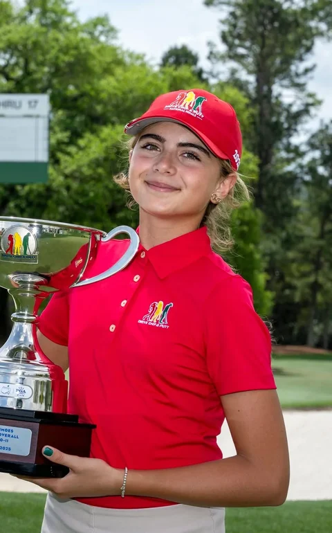 Brasileira de 12 anos é convidada para um dos principais eventos de golfe profissional nos Estados Unidos