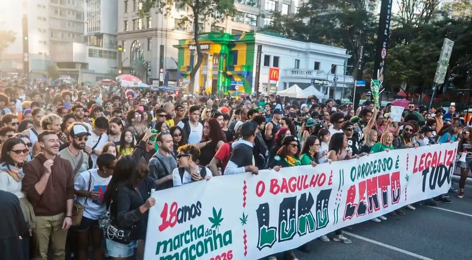 Mobilização pediu legalização da maconha e fim da "guerra às drogas"