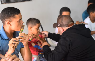 Prefeitura de Penedo resgata tradição e promove iniciação musical no povoado Tabuleiro dos Negros
