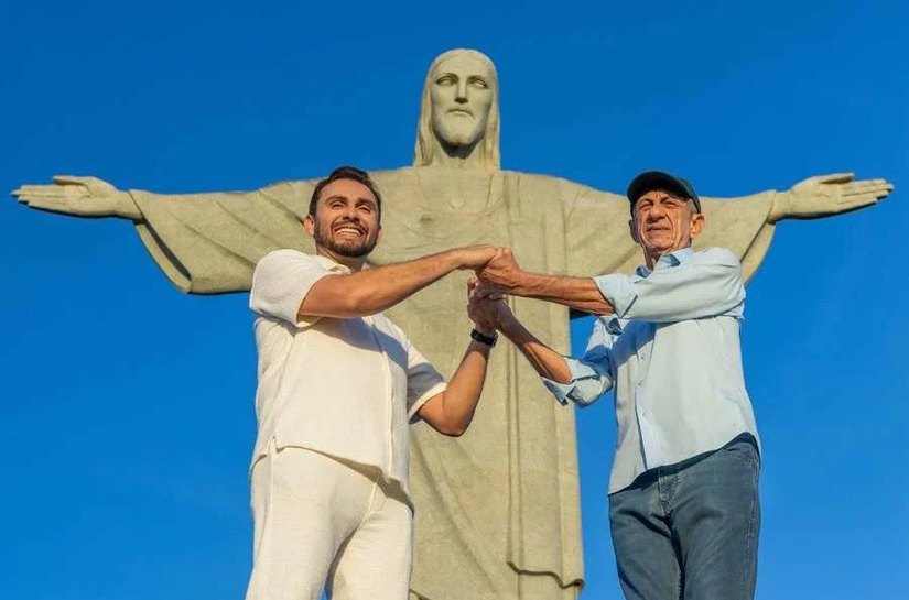 Mano Walter lança parceria com Fagner gravada aos pés do Cristo Redentor