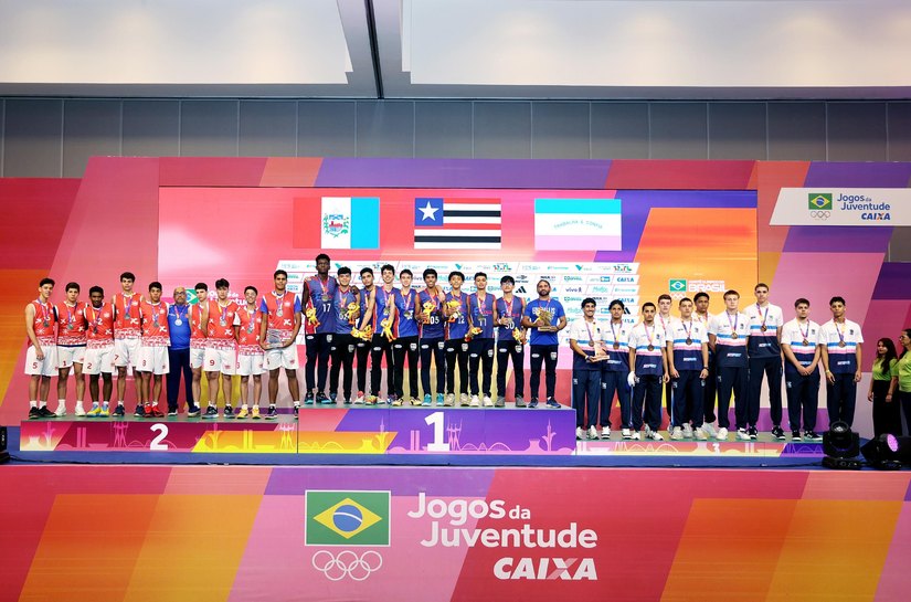 Alagoas encerra segundo bloco dos Jogos da Juventude com medalhas no basquete e natação