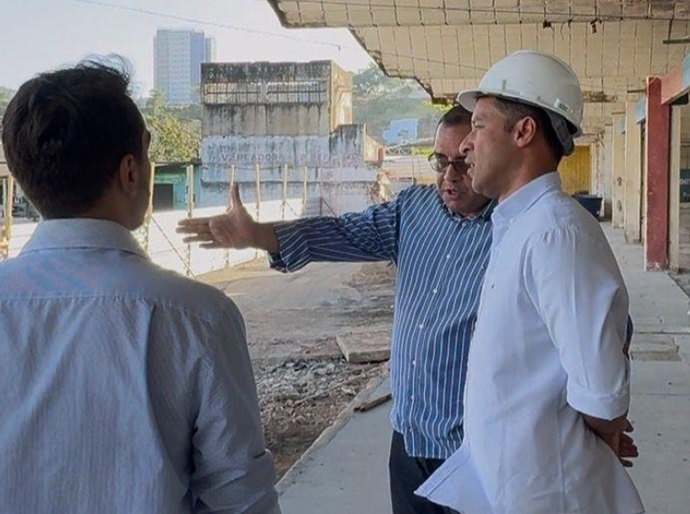 Vice-prefeito e titular da Seminfra afirma que recursos para obra do Novo Mercado da Produção estão garantidos
