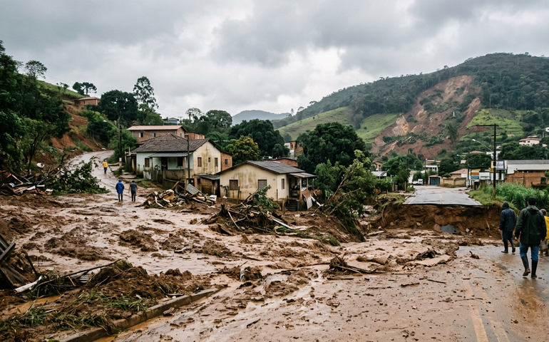 Minas Gerais, Rio de Janeiro e outros estados seguem sob alerta vermelho para chuvas