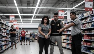 Furto de quase R$ 5 mil em supermercado termina com mulher presa em Maceió