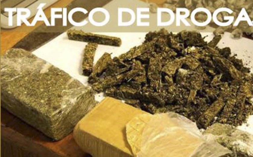 Três são presos por tráfico de drogas em Maceió