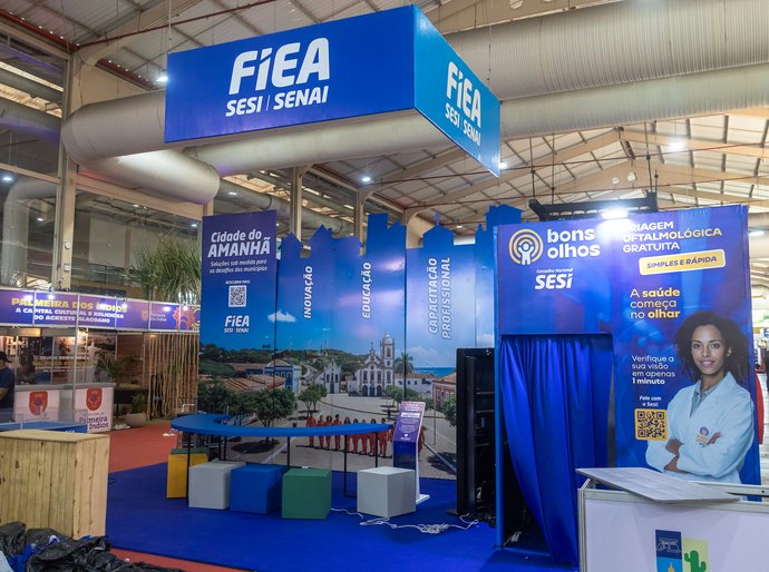 Sesi lança o serviço “Bons Olhos” durante Feira dos Municípios Alagoanos