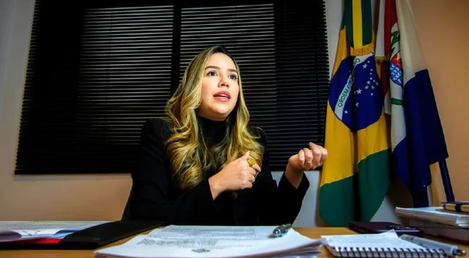 Bárbara Braga, de assessora de gabinete a candidata a deputada estadual pelo MDB em Alagoas. - Foto: Agência Alagoas