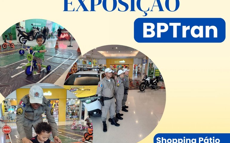 Maio Amarelo: BPTran promove exposição em shopping de Maceió