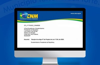CNM envia ofício ao Lula pela sanção da medida que reduz a alíquota do INSS para os Municípios