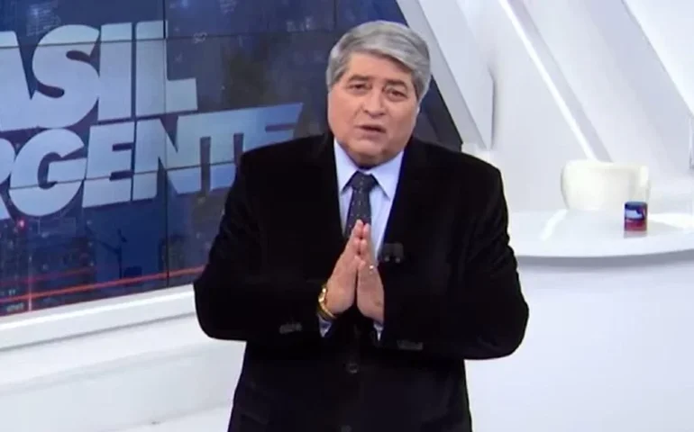 Datena deve ter alta na segunda e voltar à Band em breve, diz apresentador do 'Brasil Urgente'
