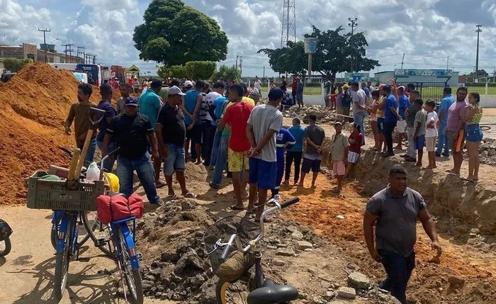 Vítimas trabalhavam em uma obra de drenagem de águas pluviais﻿