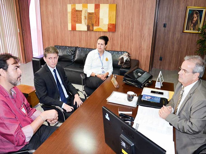 Dirigentes do Núcleo Estadual de Economia da Saúde visitaram Otávio Lessa