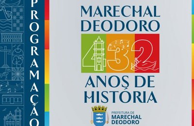 Confira a programação da semana de comemorações dos 432 anos de Marechal Deodoro