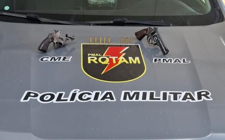 PM apreende armas e identifica suspeitos de homicídio em Maceió