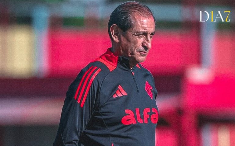 Ramón Díaz desembarca no Sul e inicia trabalho prometendo um Internacional 'intenso'