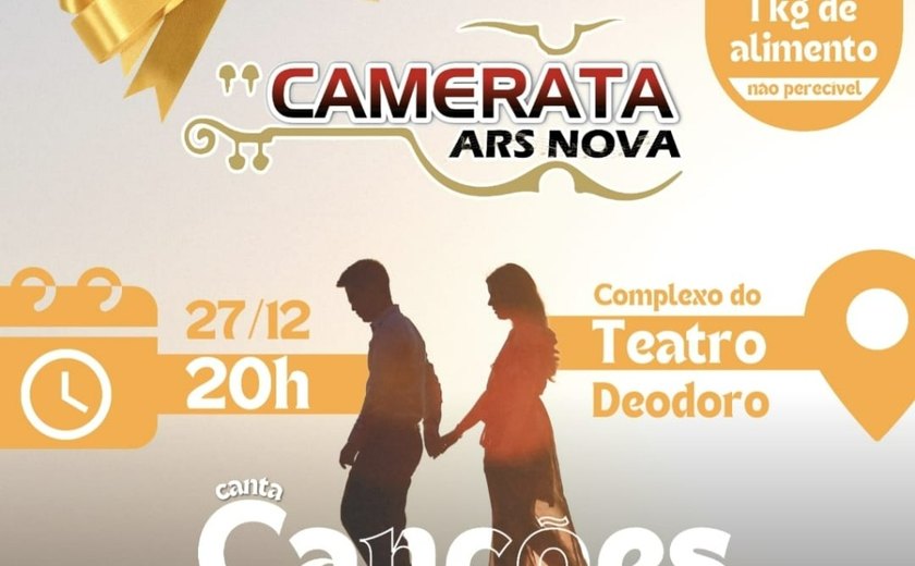Camerata Ars Nova apresenta 'Canções de Amor'