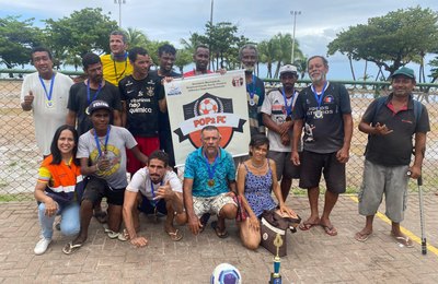 Torneio de futebol dos Centros Pops é marcado por alegria e diversão