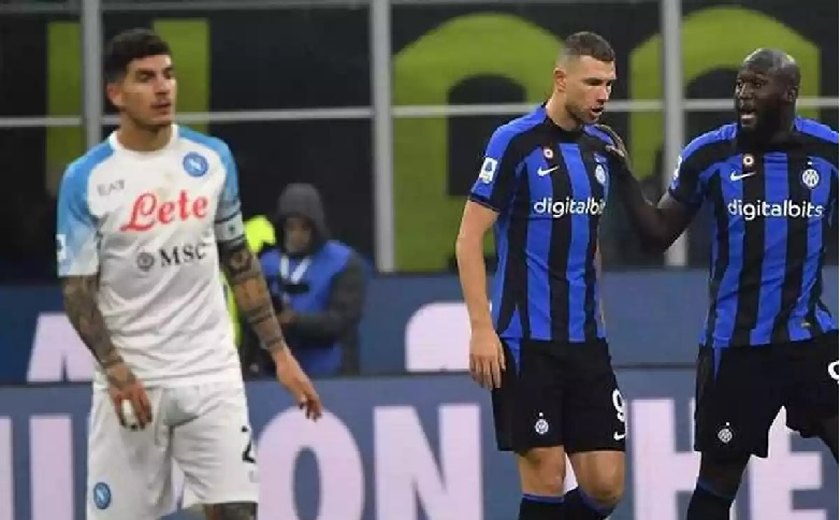 Inter quebra série invicta do líder Napoli e Milan reduz diferença para 5 pontos