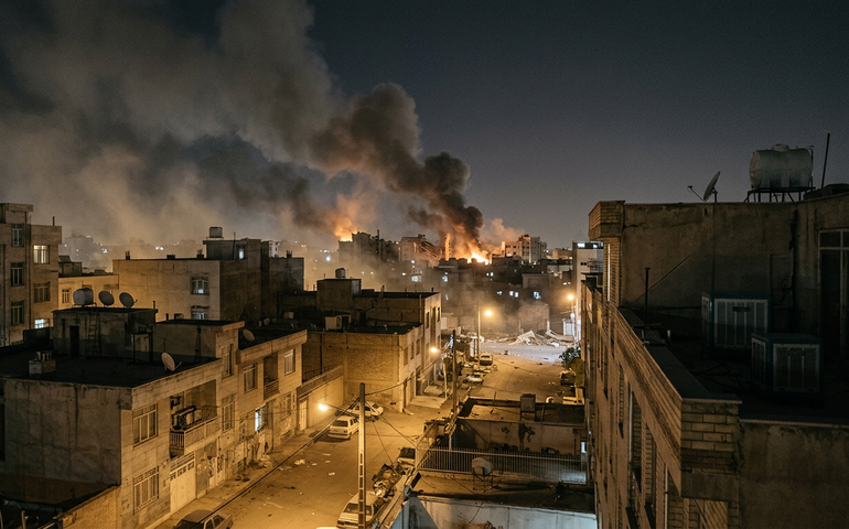 Circulam imagens de ataques aéreos israelenses sobre Teerã