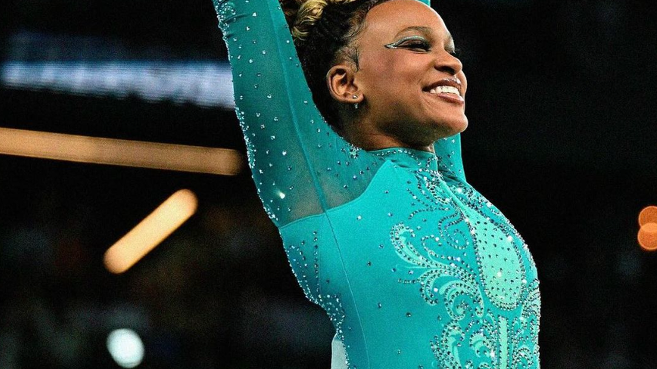 Rebeca Andrade celebra volta aos torneios com ouro no Pan: ‘Estou no lugar certo’