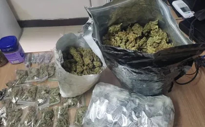 Suspeito de usar sistema delivery para distribuir drogas é preso em Maceió