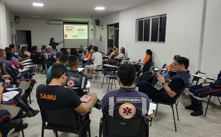 Samu promove curso de Suporte Avançado de Vida para otimizar atendimento em paradas cardiorrespiratórias