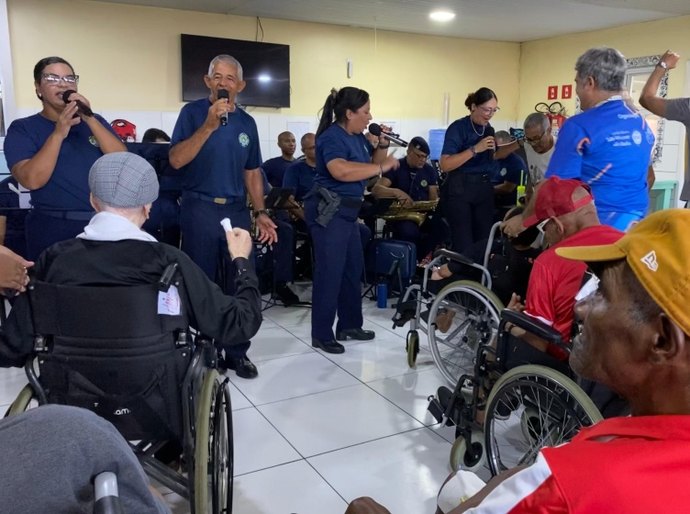 Semsc realiza nova edição da Ação do Idoso em abrigo no Centro de Maceió