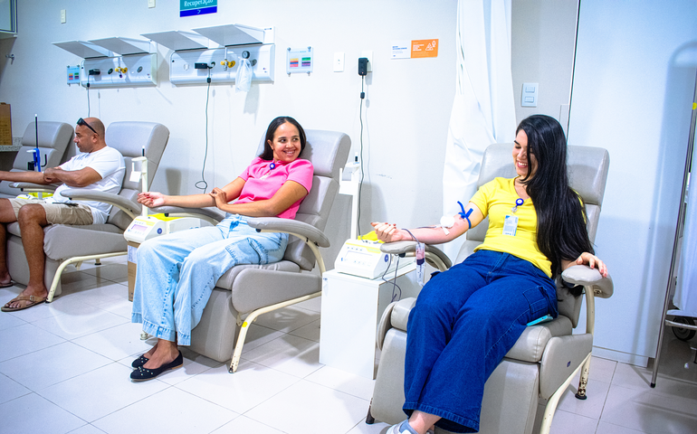 Colaboradores do Hospital da Cidade promovem ação solidária de doação de sangue